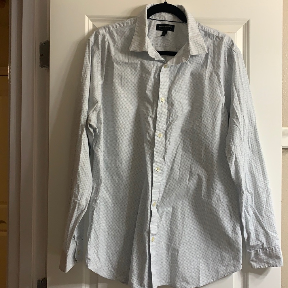Banana Republic non iron tailored slim fit- XL